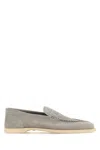 John Lobb Pace Loafer Shoes In Grey