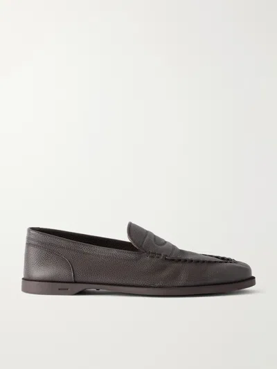 John Lobb Pace Full-grain Leather Loafers In Multi