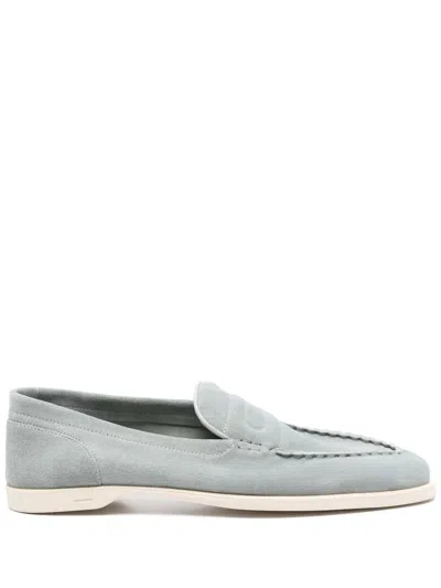 John Lobb Pace Loafer In Blau