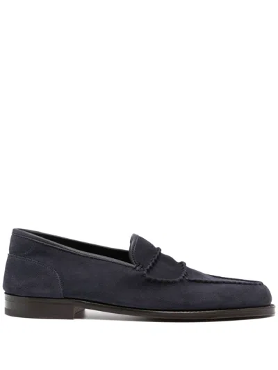 John Lobb Pace Loafer In Blue