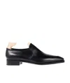 John Lobb Pointed Overset Business Casual Shoes In Black