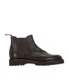 John Lobb Round-toe Chelsea Boots In Brown