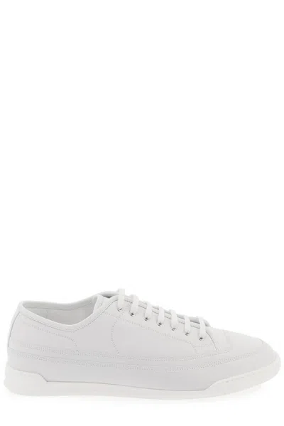 John Lobb Round Toe Lace In White