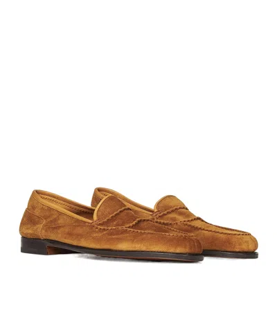 John Lobb Round Toe Loafers
