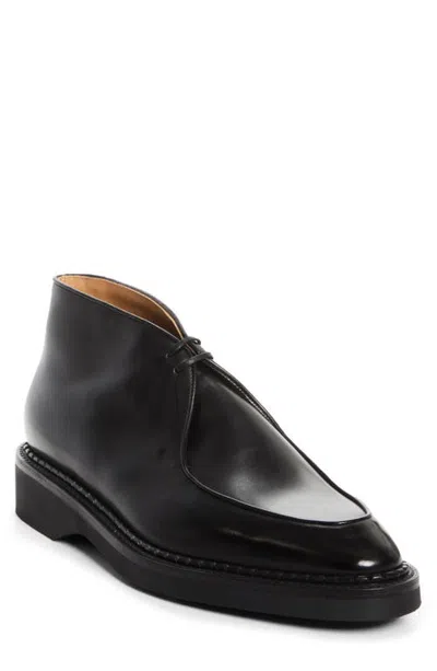 John Lobb Smith Leather Chukka Boot In Multi