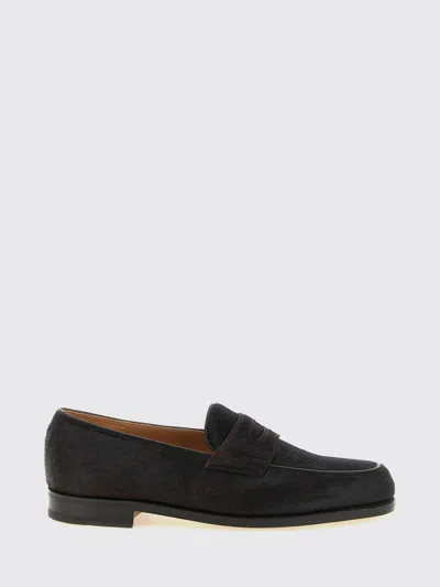 John Lobb Sneakers Men Color Beige In Brown