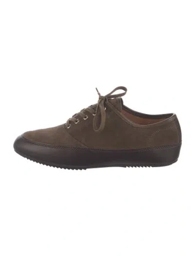 Pre-owned John Lobb Suede Sneakers In Brown
