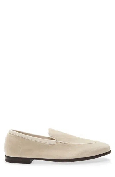 John Lobb Tyne Ii Suede Venetian Loafer In Animal Print
