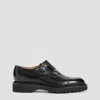 John Lobb Double Monk Strap Smooth Cap Toe Shoes In Black