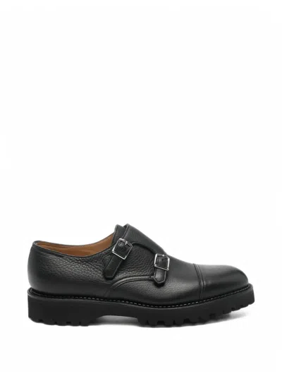 John Lobb William Double Monk-strap Monk Shoes In Black