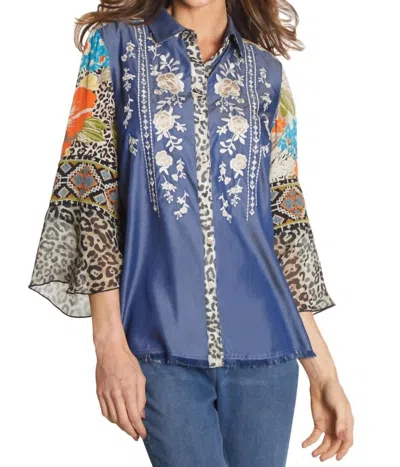 John Mark Edison Tunic In Multi