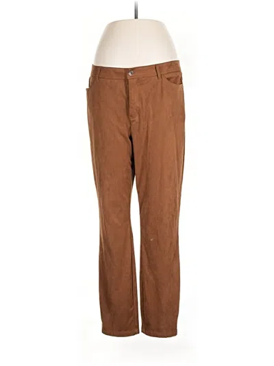 Pre-owned John Mark Khaki Pant In Brown