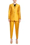 John Meyer Collection 778c890 Long Formal Two Piece Pant Suit In Yellow