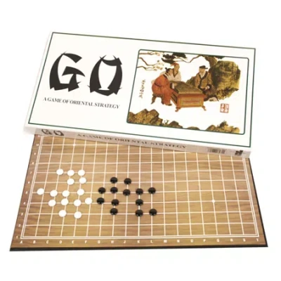 John N. Hansen Co. Go Game Board Game In Brown