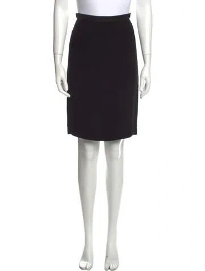 Pre-owned John Paul Ataker Knee-length Skirt In Black