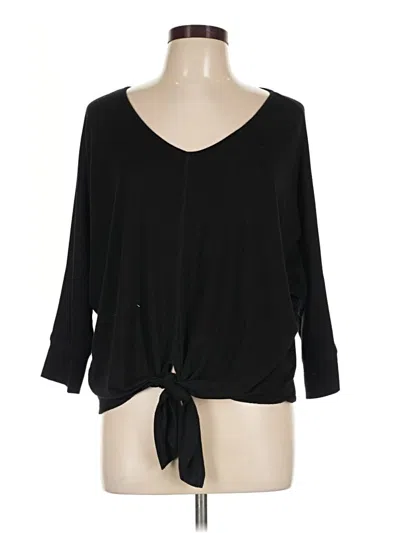 Pre-owned John Paul Richard 3/4 Sleeve T-shirt In Black