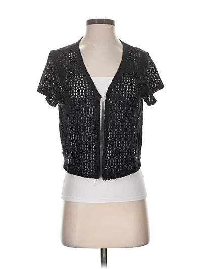 Pre-owned John Paul Richard Cardigan Sweater In Black