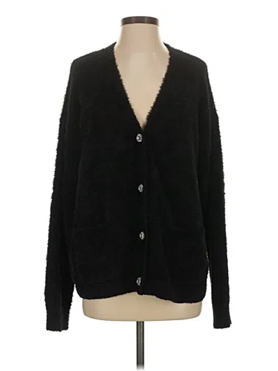 Pre-owned John Paul Richard Cardigan Sweater In Black