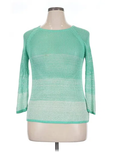 Pre-owned John Paul Richard Pullover Sweater In Green