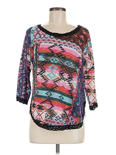 Pre-owned John Paul Richard Pullover Sweater In Pink