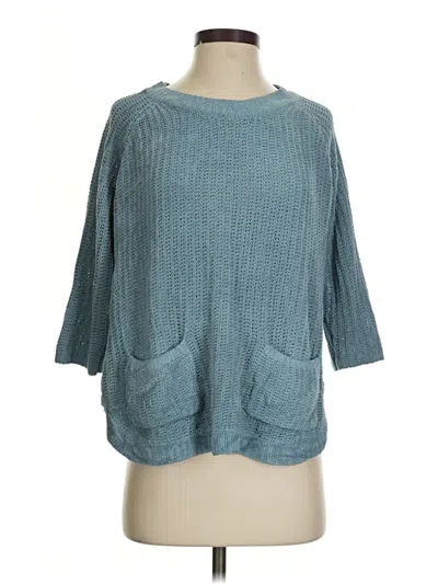 Pre-owned John Paul Richard Pullover Sweater In Teal