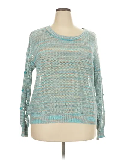 Pre-owned John Paul Richard Pullover Sweater In Teal