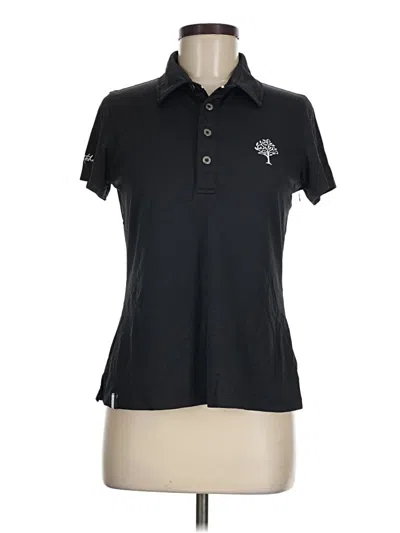 Pre-owned John Paul Richard Short Sleeve Polo Shirt In Black