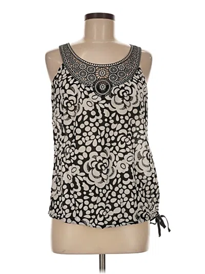 Pre-owned John Paul Richard Sleeveless Blouse In Black
