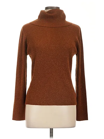 Pre-owned John Paul Richard Turtleneck Sweater In Brown