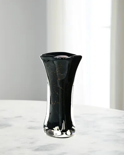 John-richard Collection Abyss Small Vase In Black