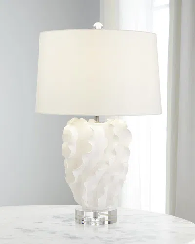 John-richard Collection Balza Table Lamp In White