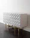 John-richard Collection Barrington Console In Taupe Mist