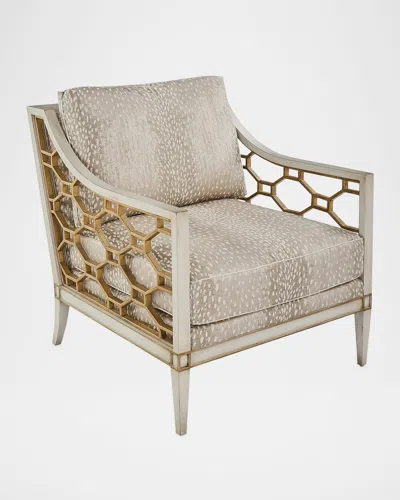 John-richard Collection Belden Place Lounge Chair In Neutral