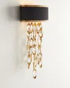 John-richard Collection Black Tie Two-light Sconce In Black