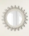 John-richard Collection Celestial 56.5" Wall Mirror In Gray