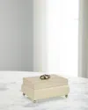 John-richard Collection Coquelicot Box In Neutral
