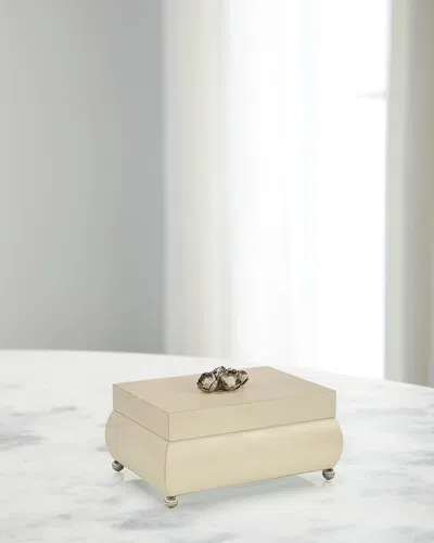 John-richard Collection Coquelicot Box In Neutral