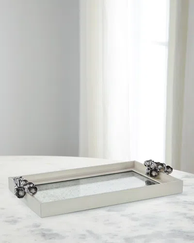 John-richard Collection Coquelicot Tray In Gray