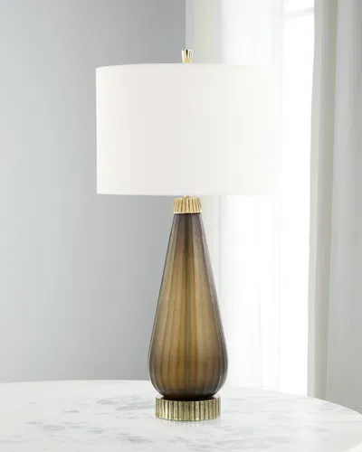 John-richard Collection Edel 33" Table Lamp In Brown