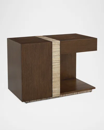John-richard Collection Elwood Left Nightstand In Brown