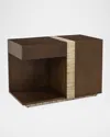 John-richard Collection Elwood Right Nightstand In Brown