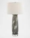 John-richard Collection Escuro 33" Table Lamp In Charcoal