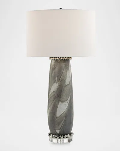 John-richard Collection Escuro 33" Table Lamp In Gray