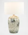 John-richard Collection Ethereal Blossoms 32" Table Lamp In White