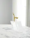 John-richard Collection Ethereal Dancer Sculpture On Selenite Ii In Gold