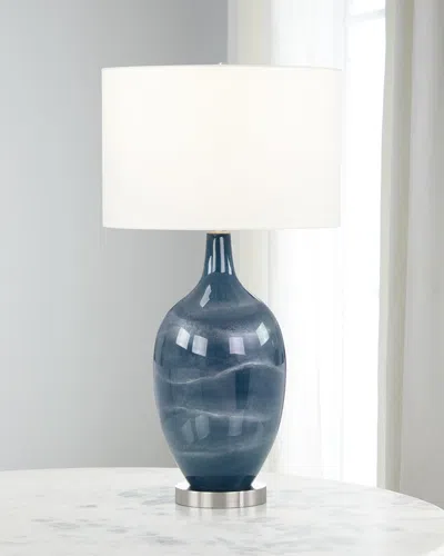 John-richard Collection Eventide Table Lamp - 29" In Blue