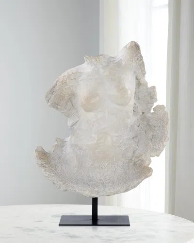 John-richard Collection Evolving Torso Sculpture I In White