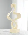 John-richard Collection Free-form Sculpture In Cream