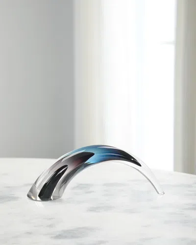 John-richard Collection Handblown Multicolor Glass Sculpture In Transparent