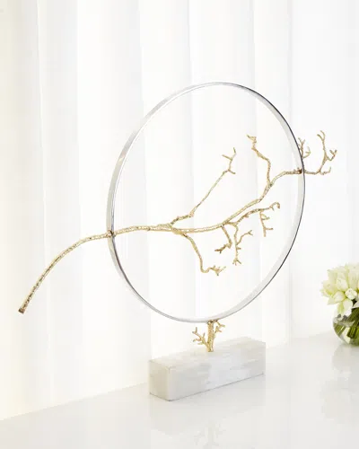 John-richard Collection Hoop & Branch Sculpture In Gold